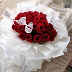 Pure Red Rose Bouquet 🌹✨ - The Ultimate Expression of Love and Romance