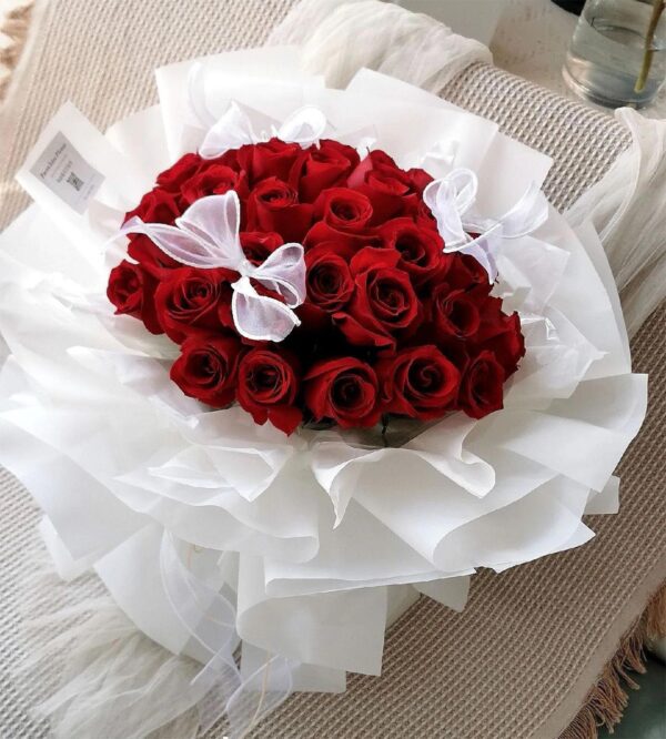 Pure Red Rose Bouquet 🌹✨ - The Ultimate Expression of Love and Romance