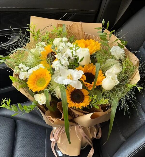 Sunshine Bouquet 🌻💐 - A Heartfelt Expression of Warmth and Joy - Image 4