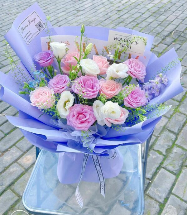 Colorful Mixed Rose Bouquet 🌹💐 - A Beautiful Fusion of Romance and Passion - Image 3