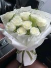 Minimalist White Rose Bouquet 🤍🌹 - A Pure and Elegant Expression of Love