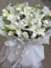 Pure White Lily Bouquet 💐🤍 - A Symbol of Purity and Nobility