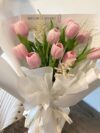 Gentle Pink Tulip Bouquet 🌷💖 - A Sweet and Romantic Expression of Heartfelt Emotions